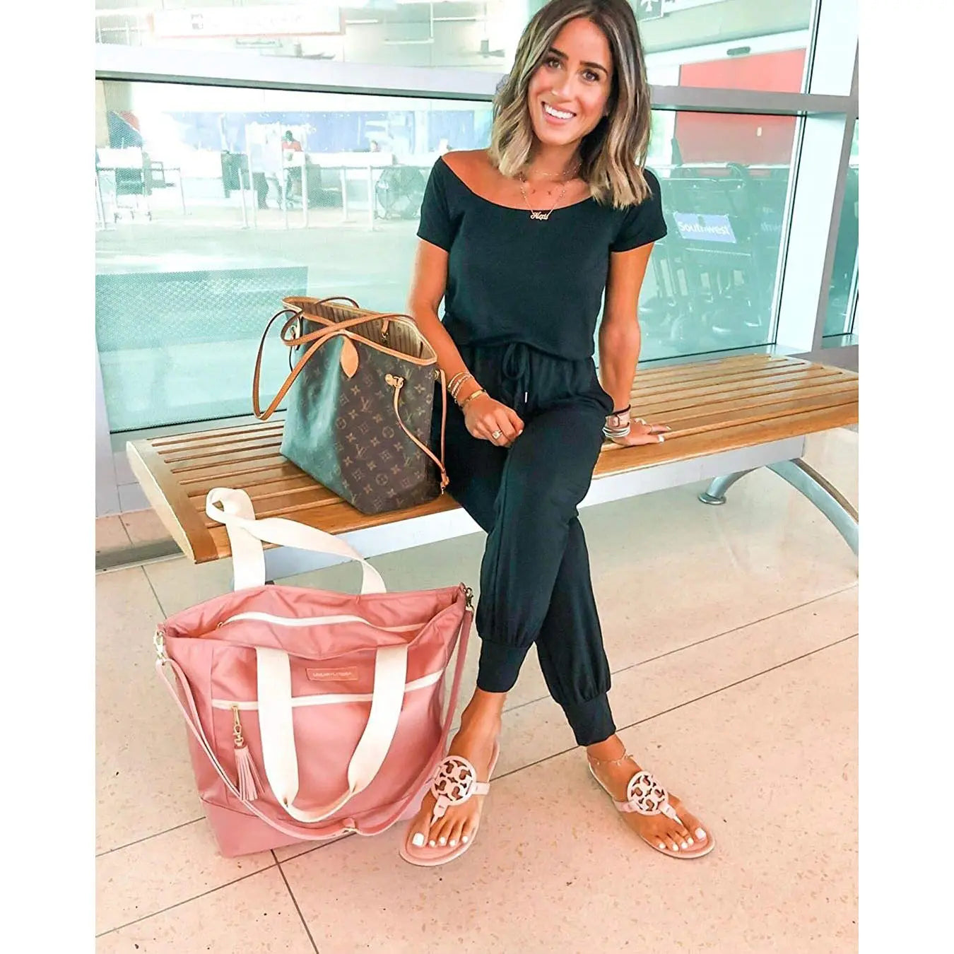 Women's Plus Size Off-Shoulder Jumpsuit