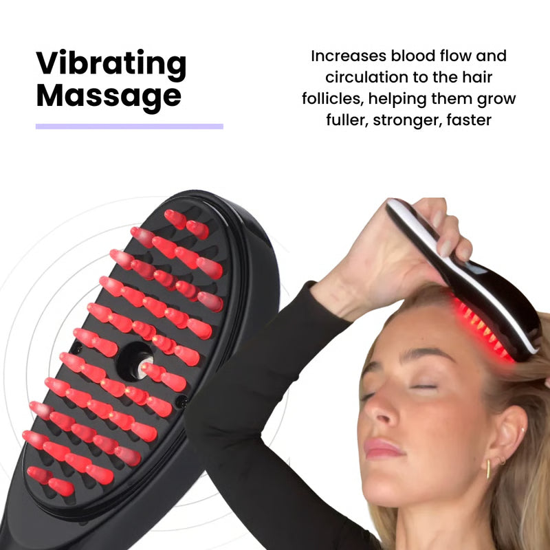 LED Hair Brush