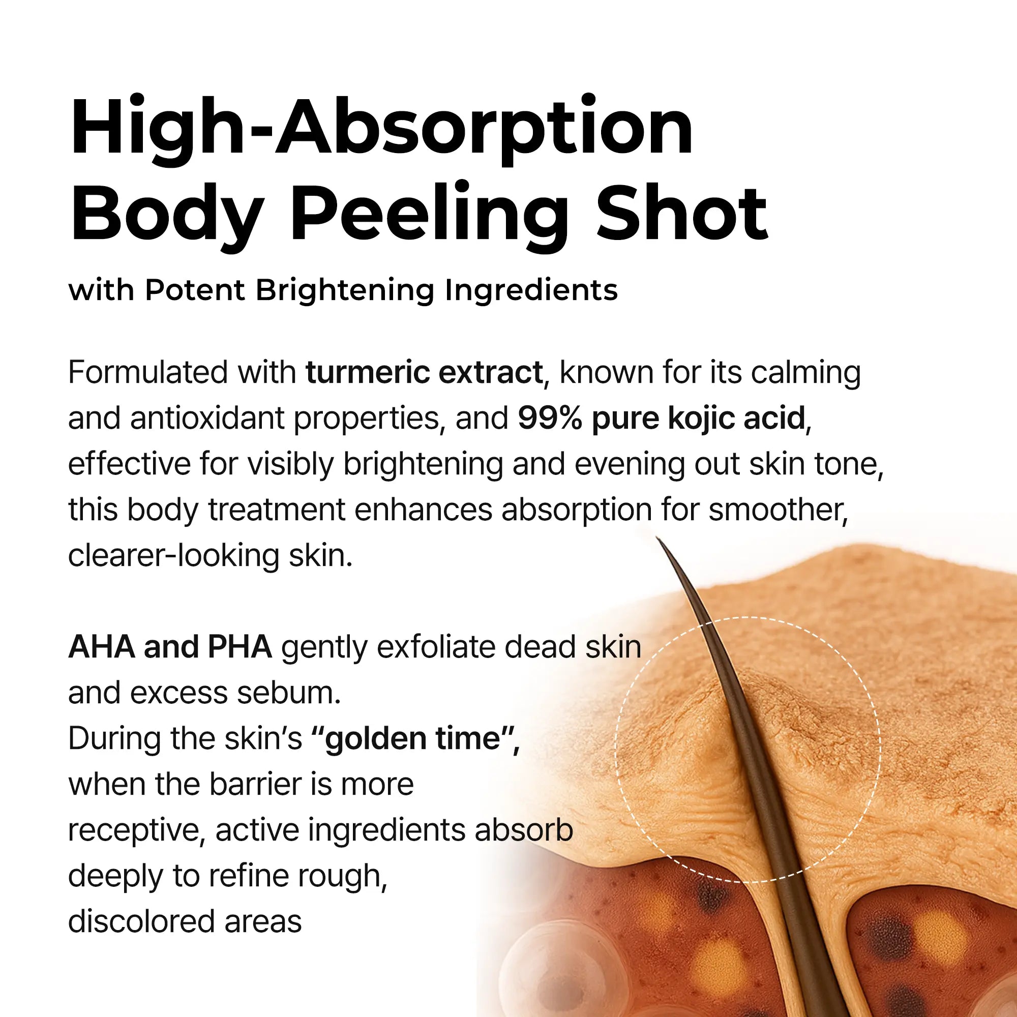 Peel Shot Keratin Care Spray with Kojic Acid & Turmeric 200ml