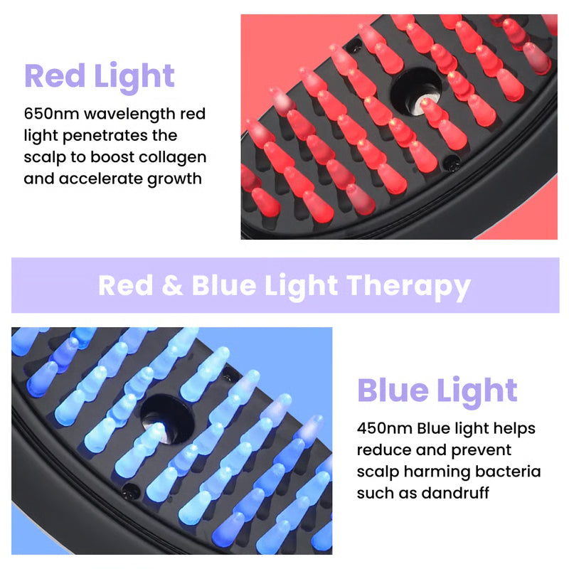 LED Hair Brush