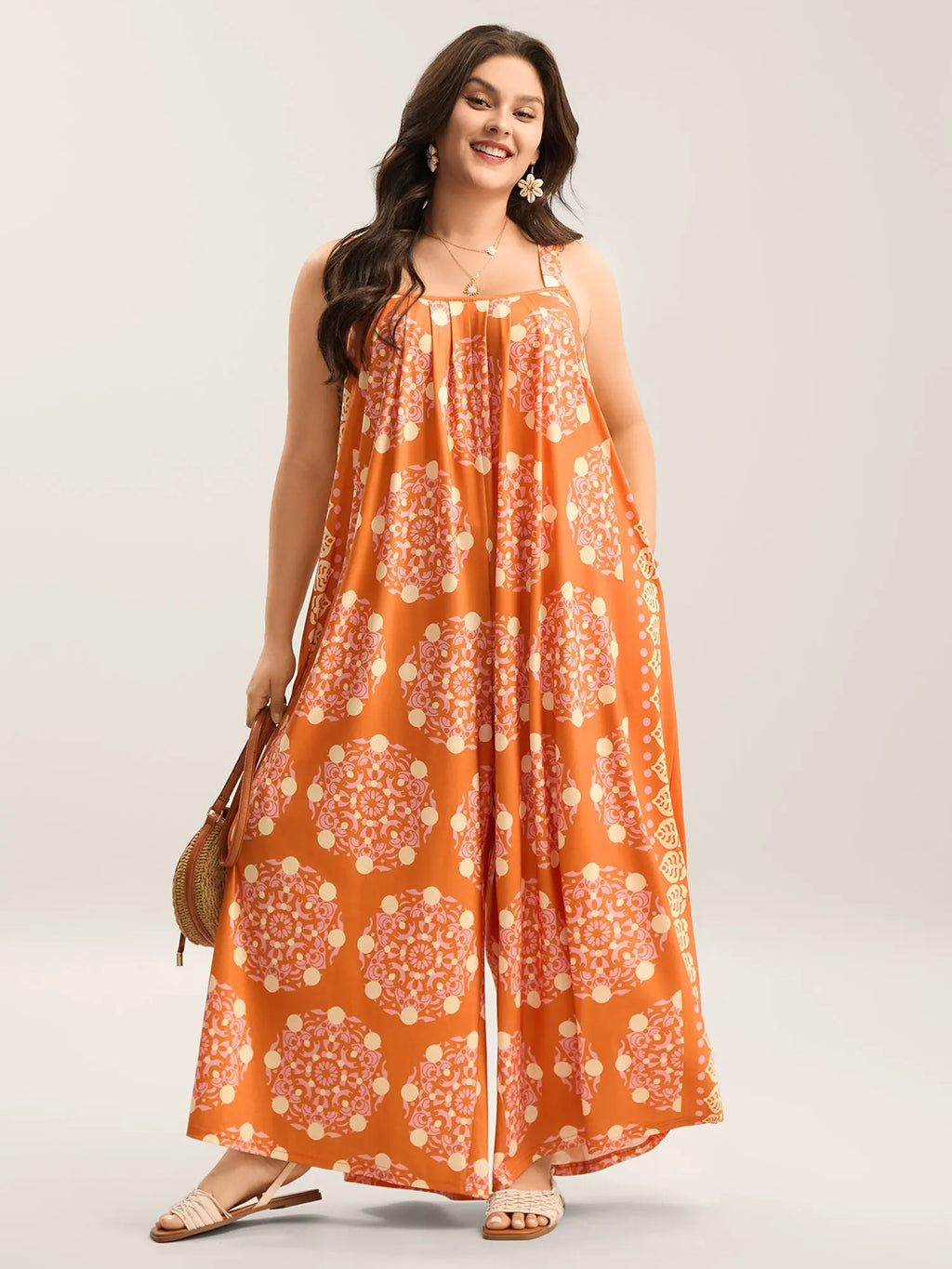 Sunkissed Floral Batik Maxi Dress for Women