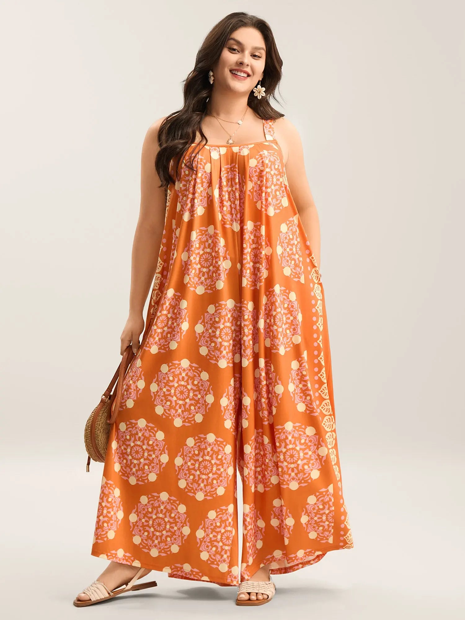 Sunkissed Floral Batik Maxi Dress for Women