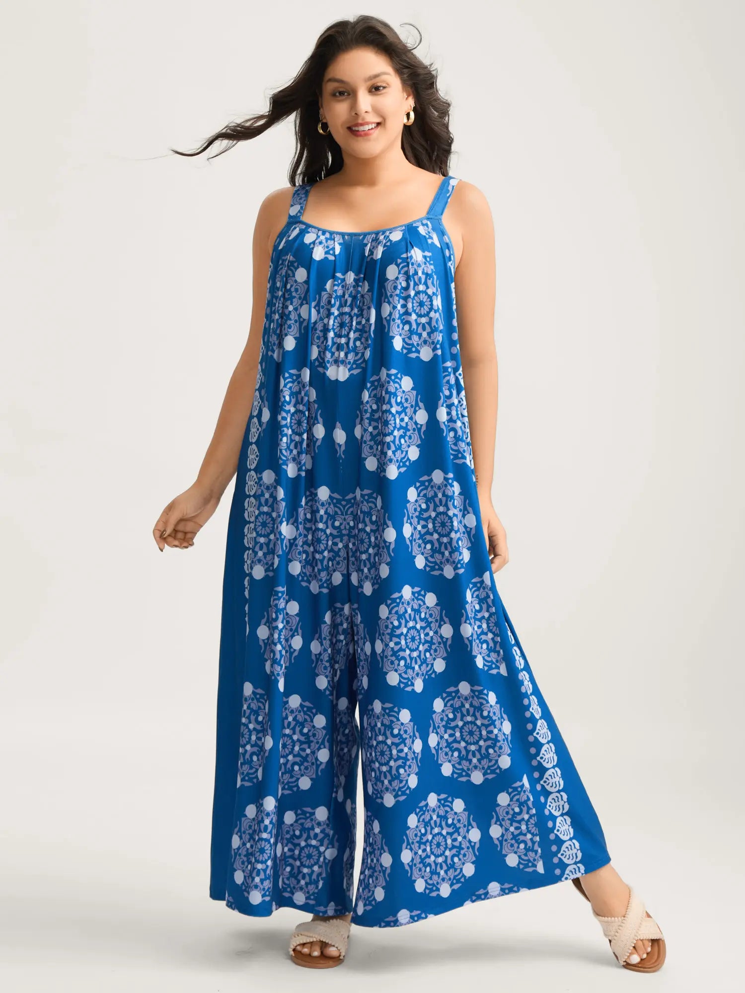 Sunkissed Floral Batik Maxi Dress for Women