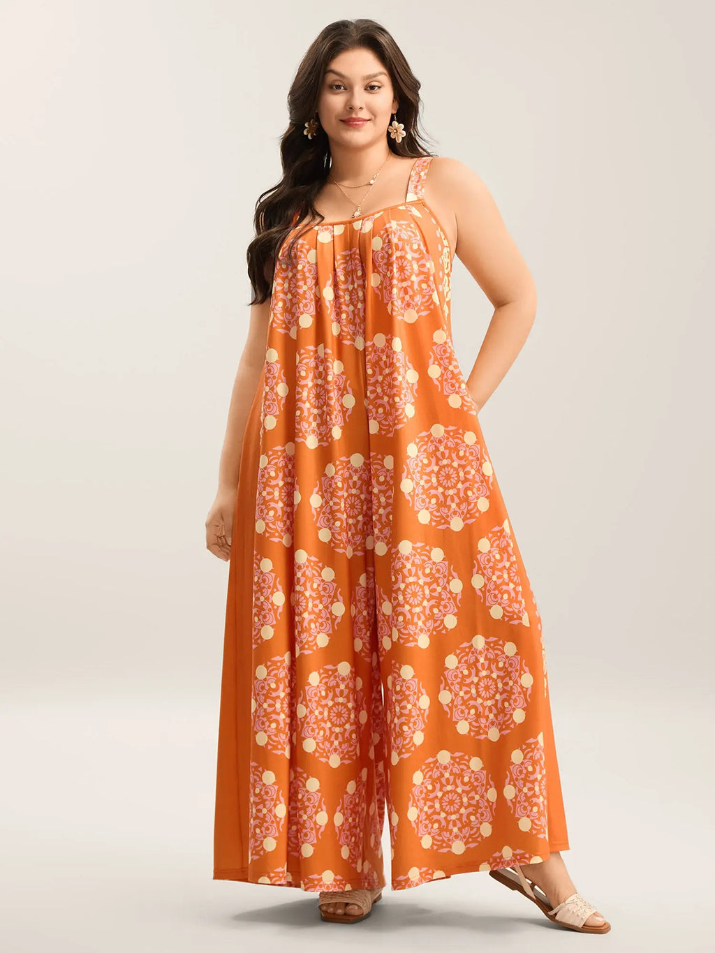Sunkissed Floral Batik Maxi Dress for Women