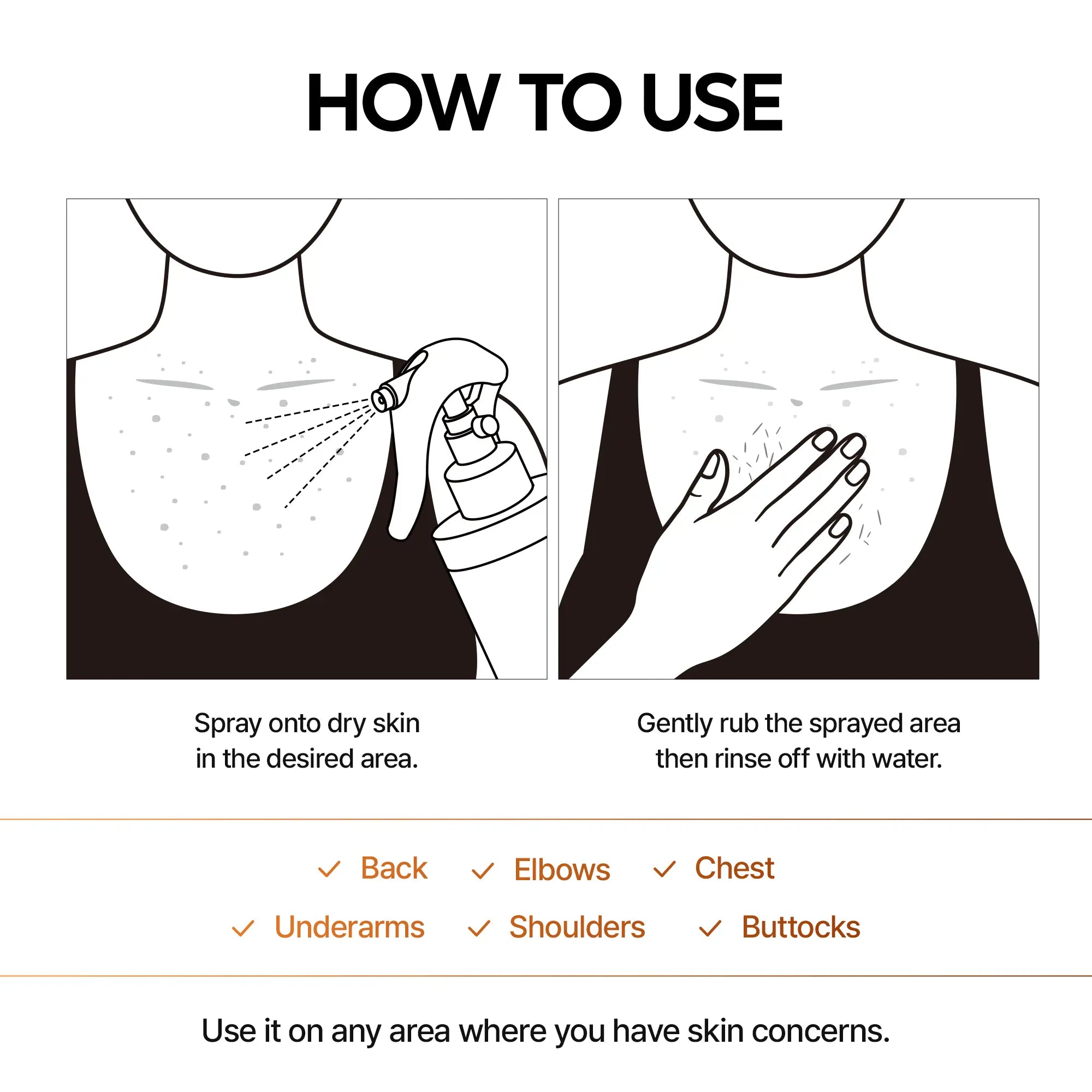 Peel Shot Keratin Care Spray with Kojic Acid & Turmeric 200ml