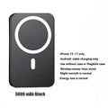 5000mAh Magnetic Power Bank for iPhone 12-17 Series, Portable MagSafe Wireless Charger